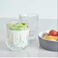 Haonai customized designed diamond bottom glass cup